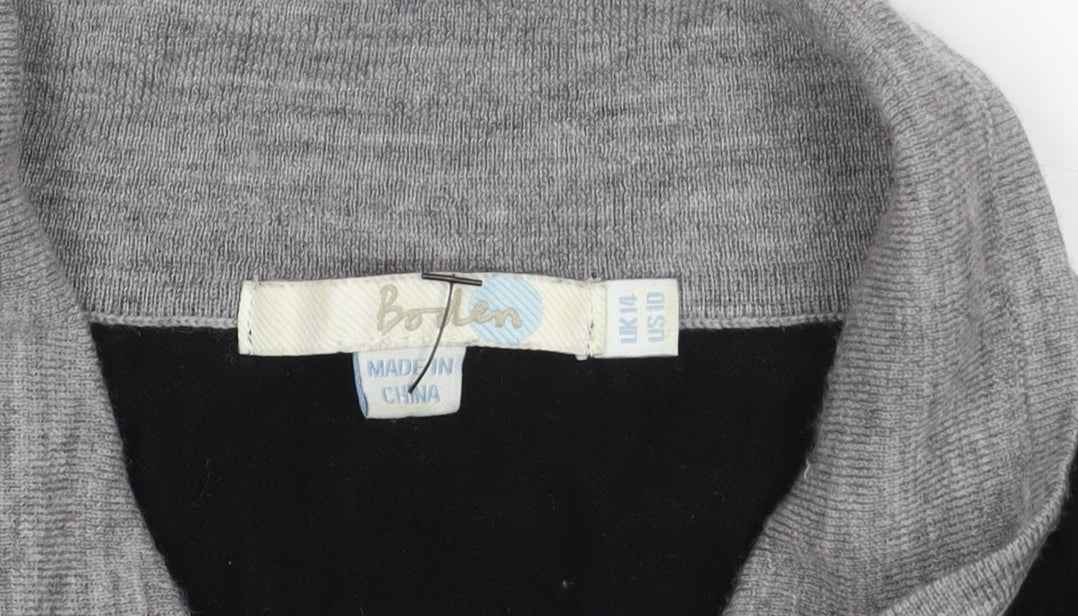 Boden Women's Black Wool Jumper Size 14