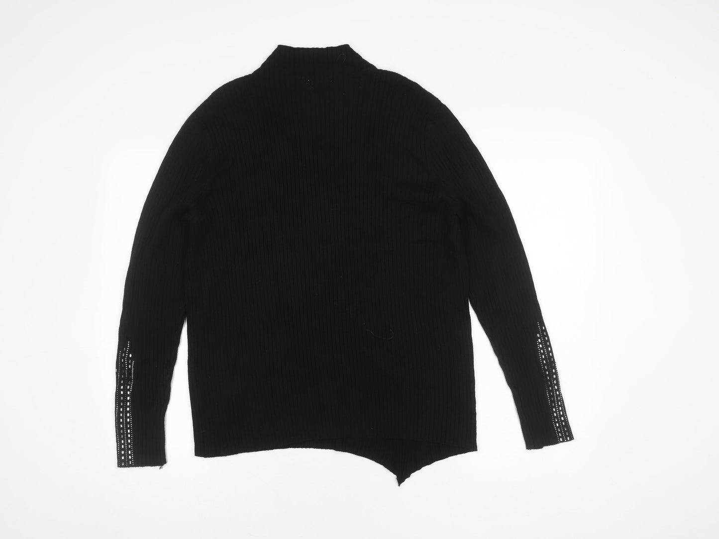 Klass Women's Black Studded Tunic Jumper XL