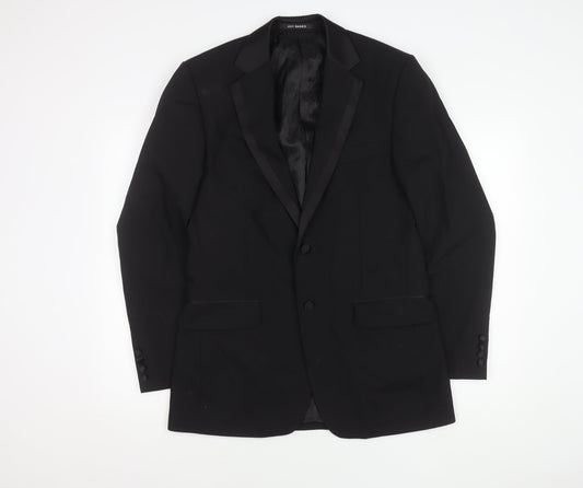 Jeff Banks Black Men's Blazer Tuxedo Size 38L Formal