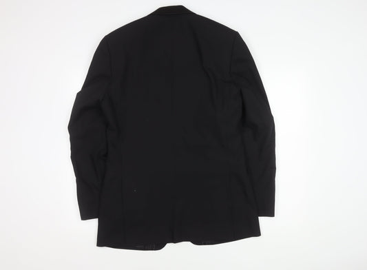 Jeff Banks Black Men's Blazer Tuxedo Size 38L Formal