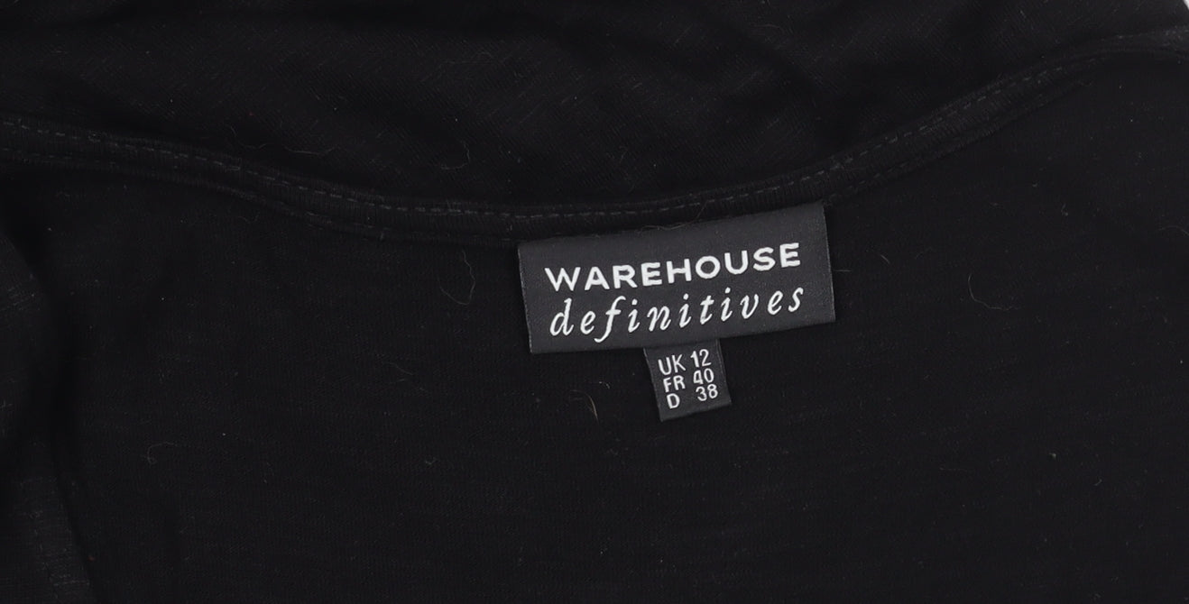 Warehouse Women's Black Long Tank Dress Size 12