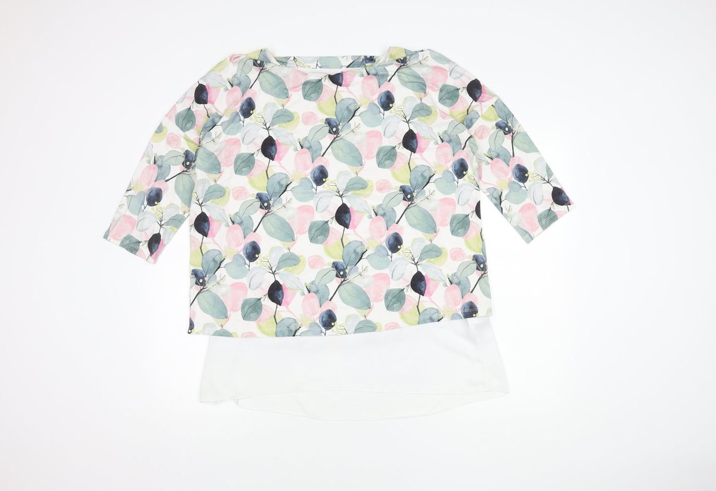 Phase Eight Women's Multicoloured Floral Blouse Size 16