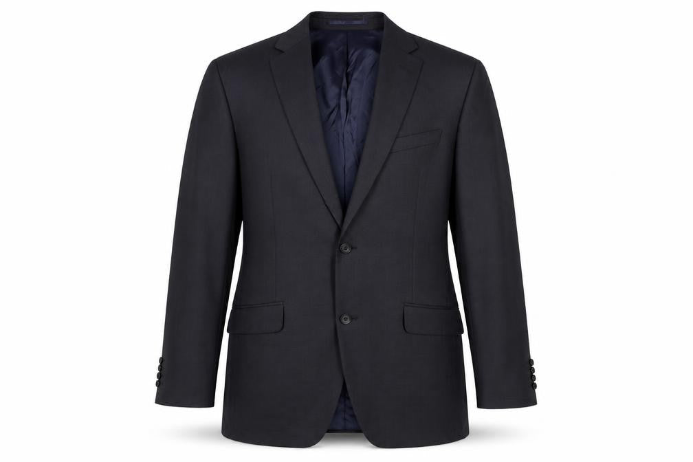 Mens 40 Chest Regular Austin Reed Black Two-Button Blazer