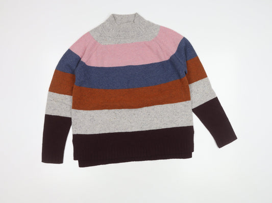 White Stuff Women's Multicoloured Pullover Jumper, Size 10