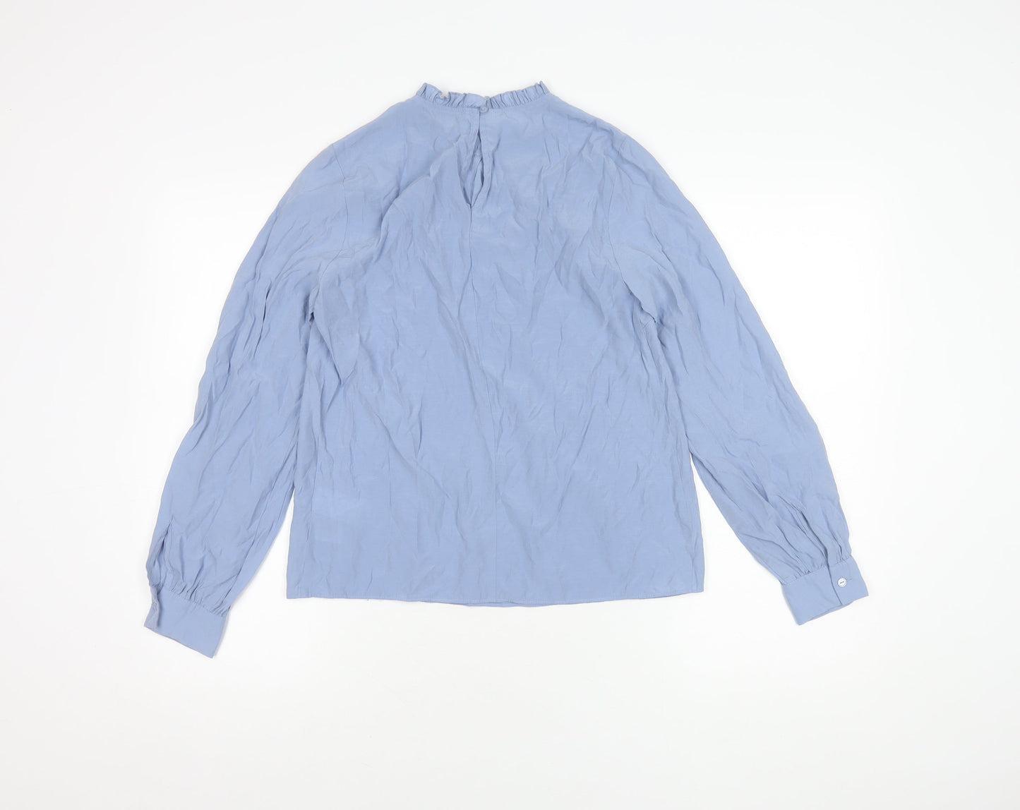 Warehouse Women's Blue Long Sleeve Blouse Size 6