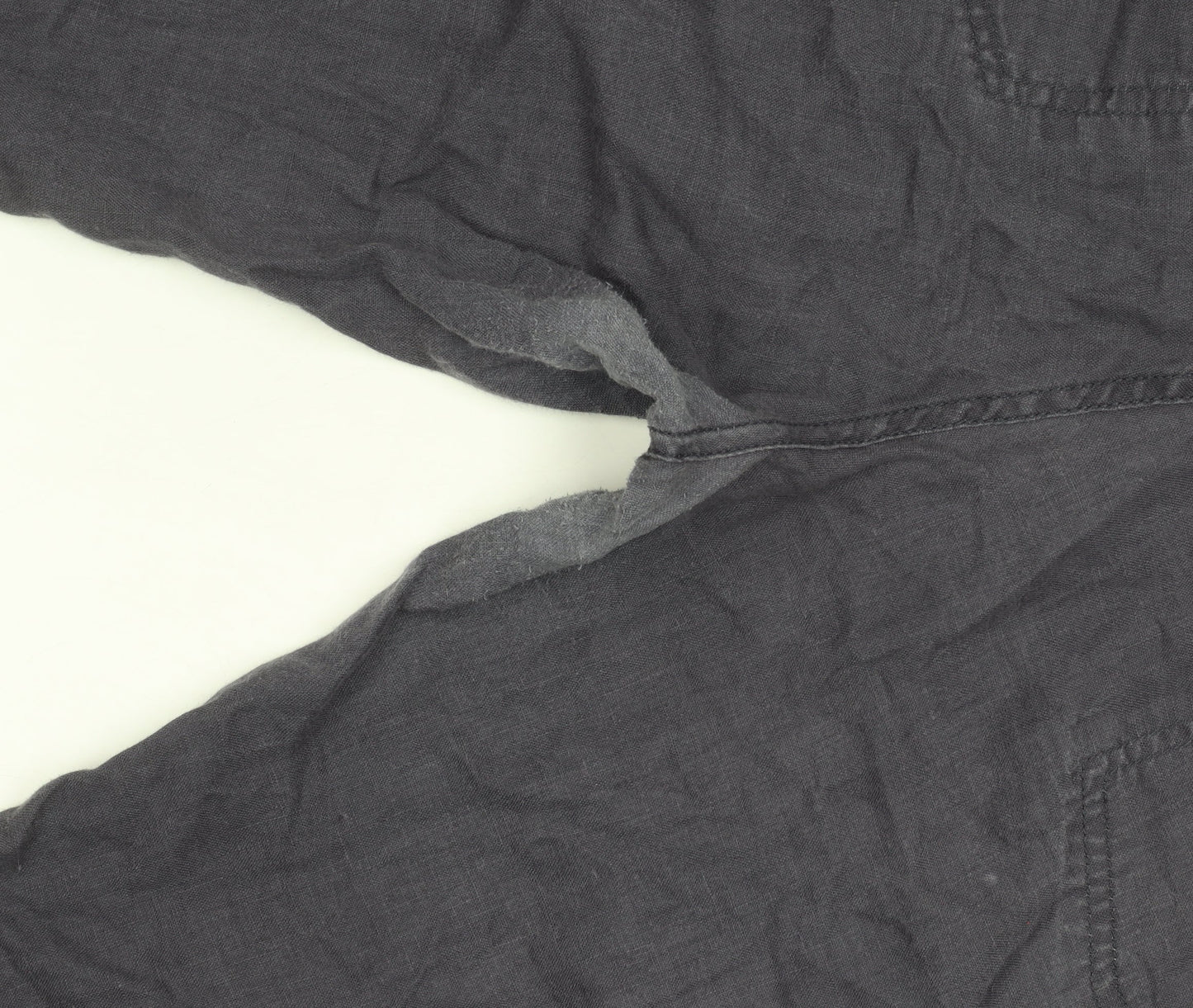 Fat Face Women's Blue Linen Trousers Size 18