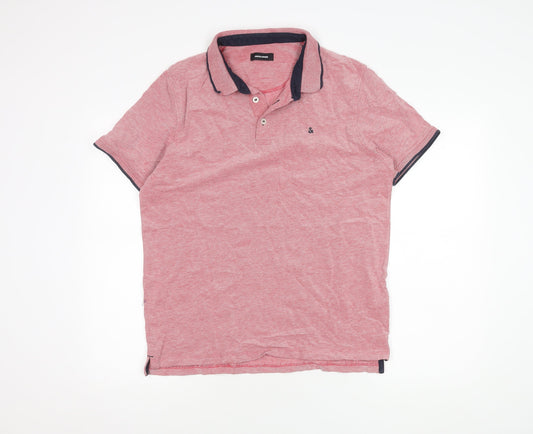 Jack & Jones Men's Red 2XL Polo Shirt