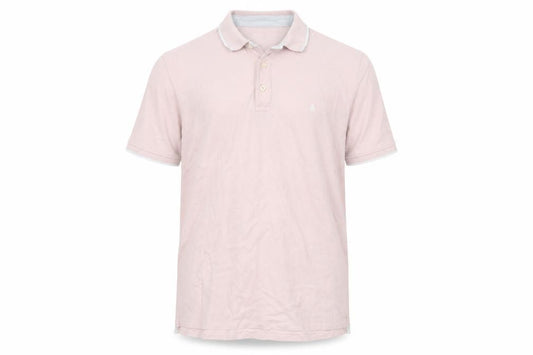 Jack & Jones Men's Pink XL Polo Shirt - Cotton Casual Wear
