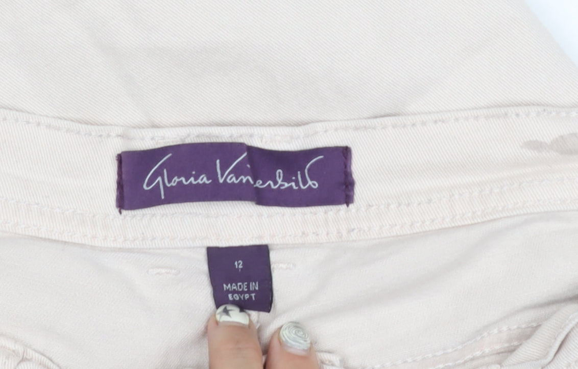 Gloria Vanderbilt Women's Ivory Jeans Size 12