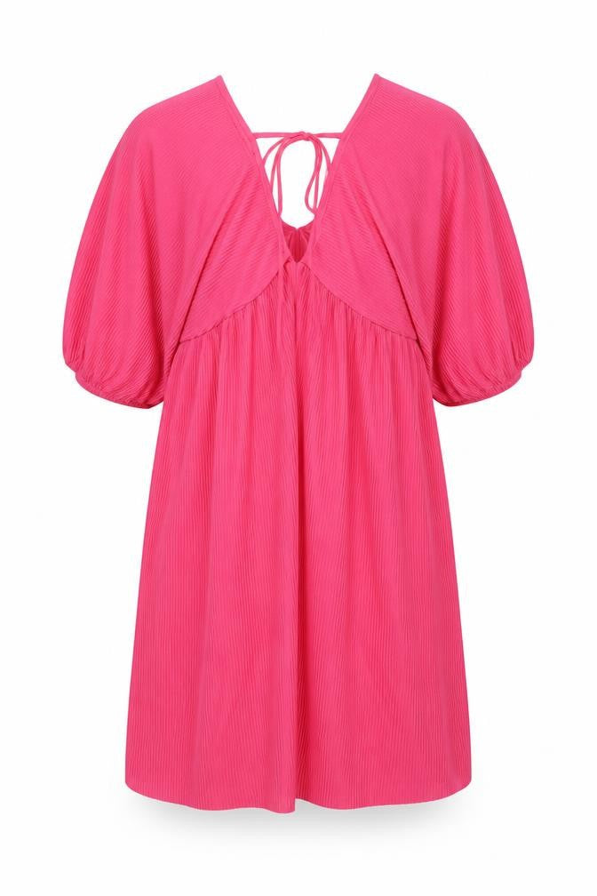 MNG Women's Pink Dress, Size 12, Elegant Tie Closure