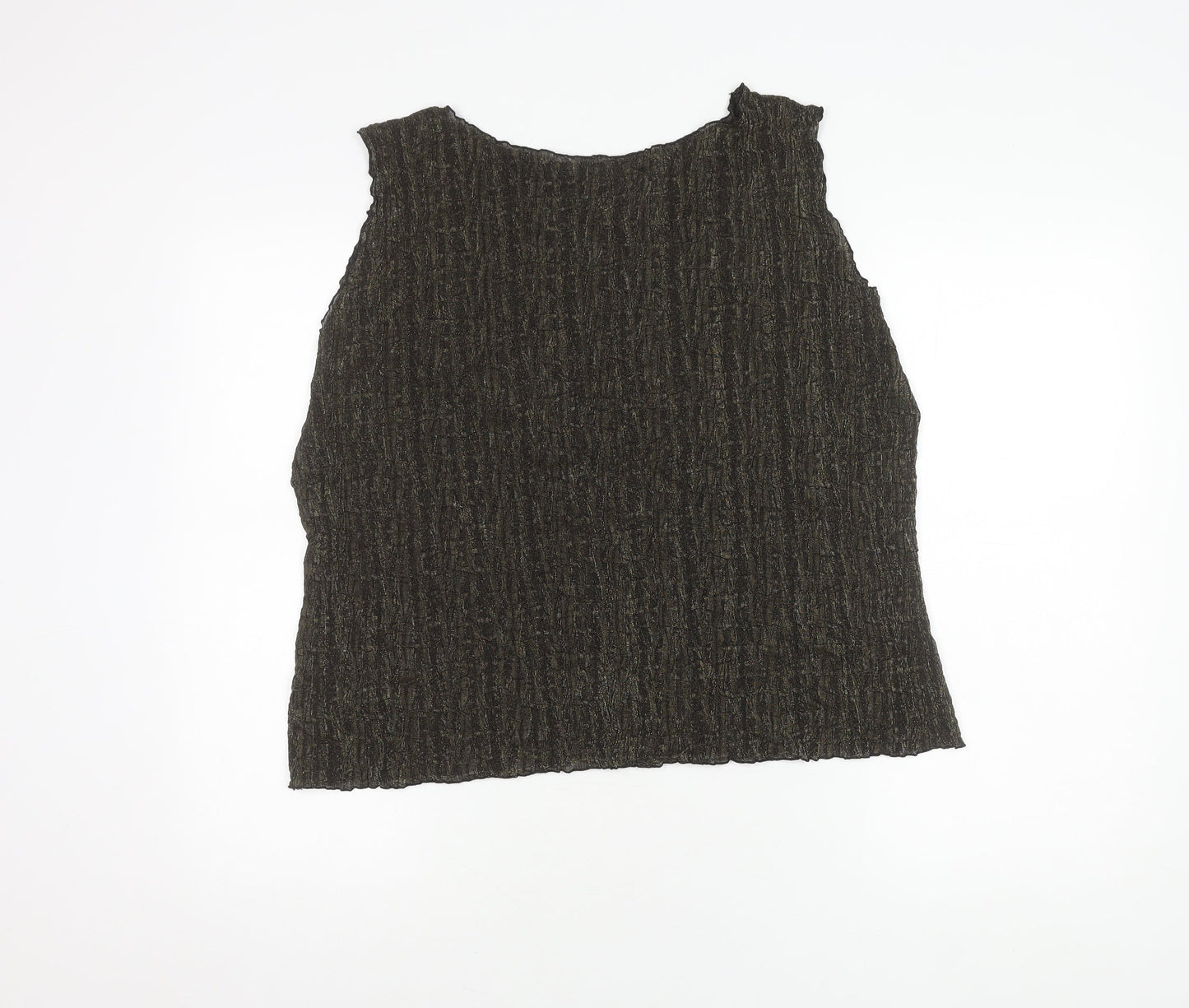 Marks and Spencer Gold Women's Tank Top Size 22