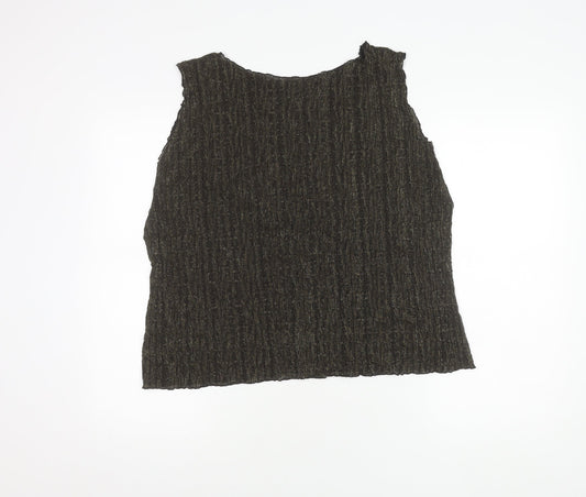 Marks and Spencer Gold Women's Tank Top Size 22