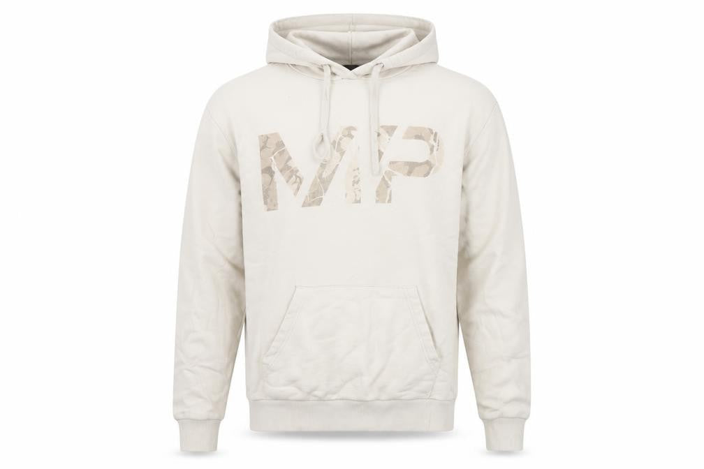 MP Men's Beige XL Hoodie Pullover Logo Style