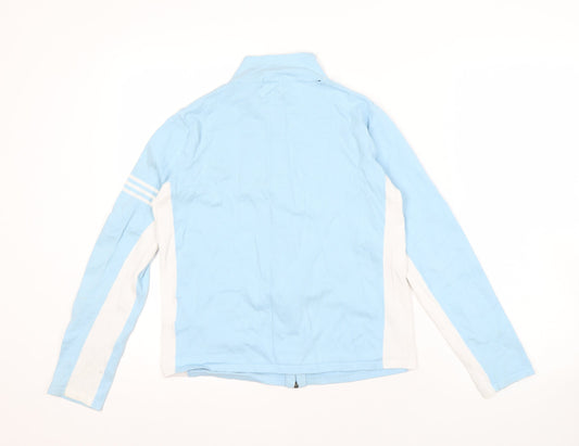 Adidas Women's Blue Track Jacket M Full Zip