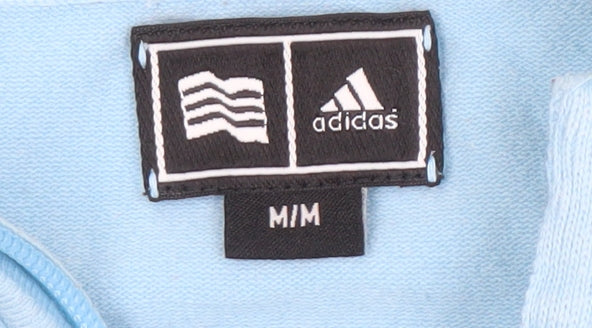 Adidas Women's Blue Track Jacket M Full Zip