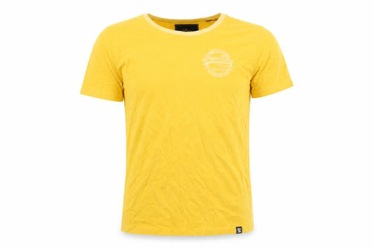 Mens UK Size L Superdry Yellow  Cotton T-Shirt