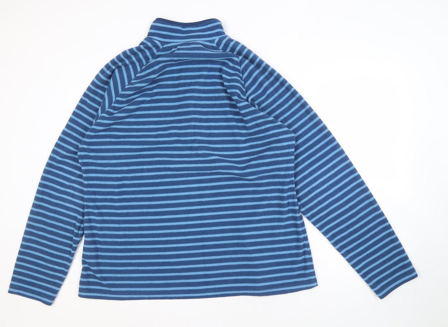 Mountain Warehouse Unisex Blue Stripe Pullover Sweatshirt Size 16
