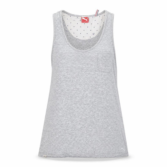 Puma Women's Grey Tank Top Size 10 Activewear