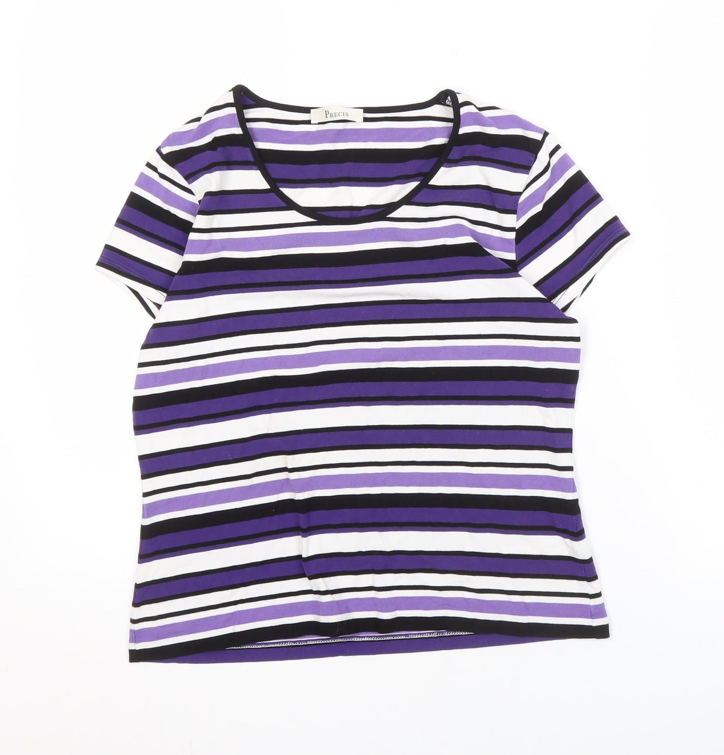Precis Women's Multicoloured Striped T-Shirt M