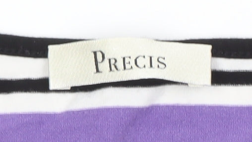 Precis Women's Multicoloured Striped T-Shirt M