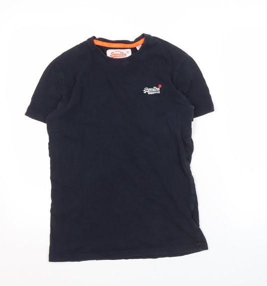 Superdry Men's Black XS Cotton Logo T-Shirt