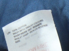 White Stuff Women's Blue 3/4 Sleeve T-Shirt Size 12