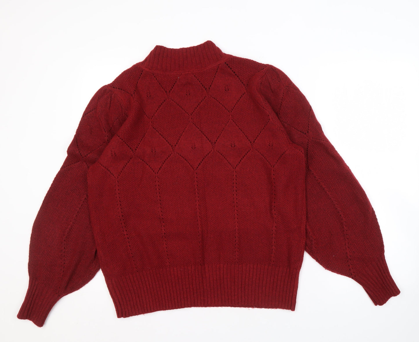 Fat Face Women's Red Pullover Jumper Size 18