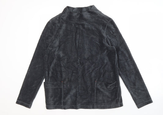 White Stuff Women's Grey Corduroy Sweatshirt, Size 12