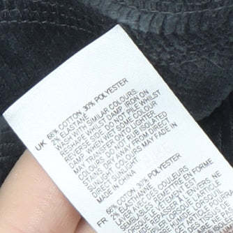 White Stuff Women's Grey Corduroy Sweatshirt, Size 12