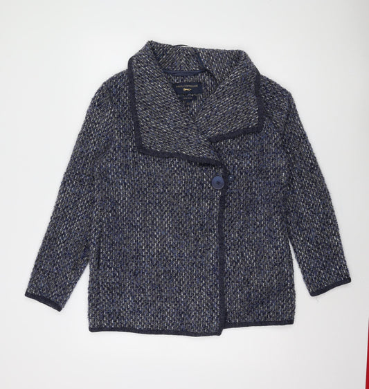 Paul Costelloe Women's Blue Cardigan, M, Winter Knit