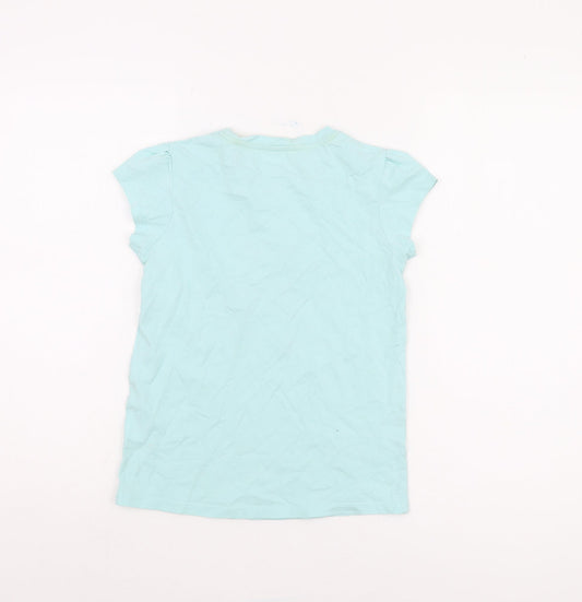 Mountain Warehouse Girls Blue Graphic T-Shirt, 9-10 Years