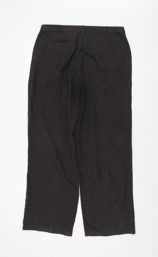 Fat Face Women's Black Trousers, Size 12