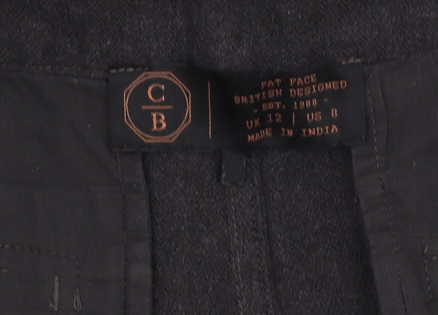 Fat Face Women's Black Trousers, Size 12