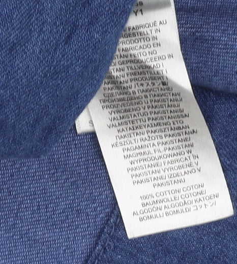Seasalt Cornwall Blue Women's Cotton Dress - Size 12