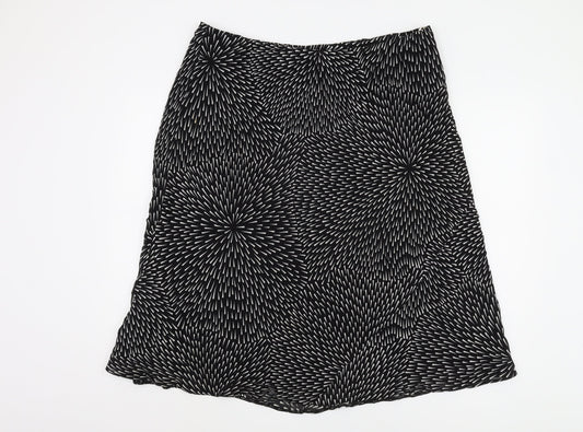 Berketex Women Black Geometric Skirt Size 22