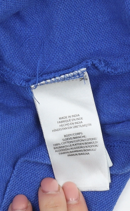 Polo Ralph Lauren Men's Blue Custom Slim Polo Shirt