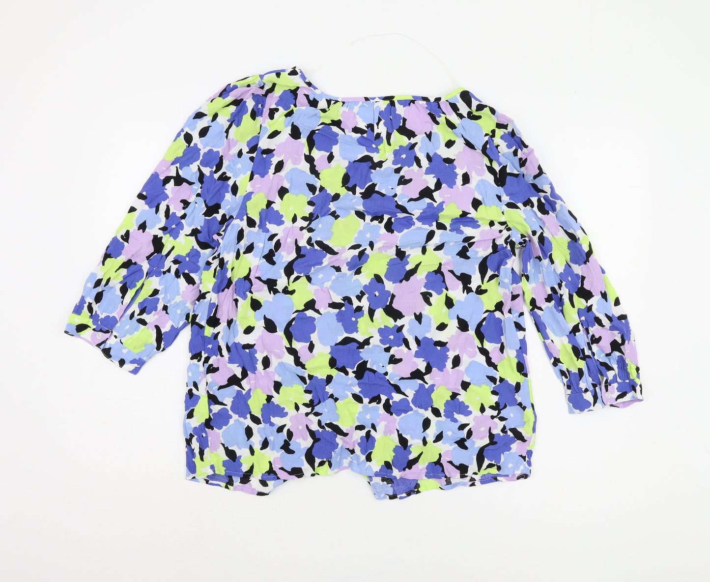 Marks and Spencer Women’s Multicoloured Floral Blouse Size 10