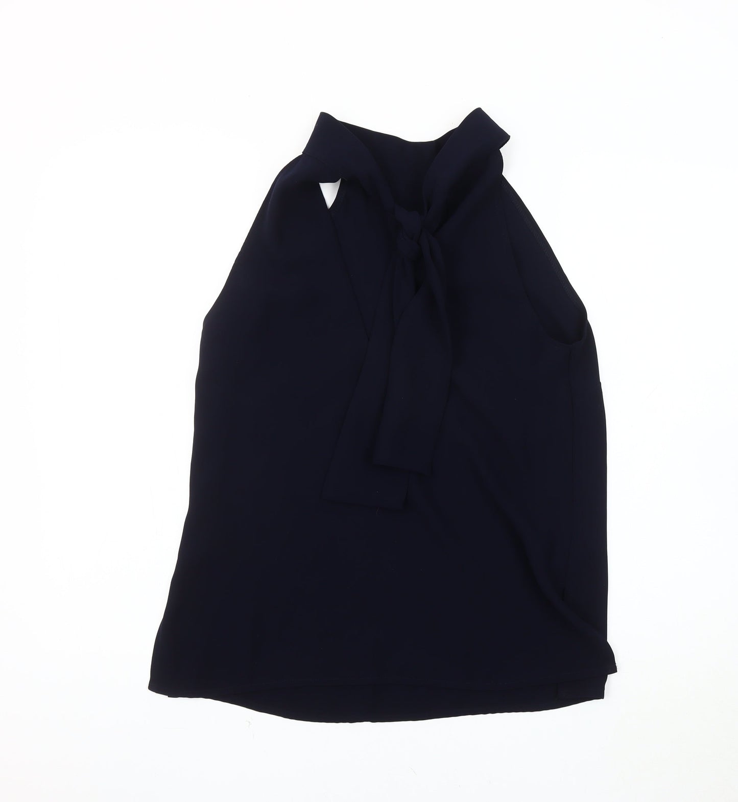Emma Willis Women's Blue Sleeveless Blouse, Size 12