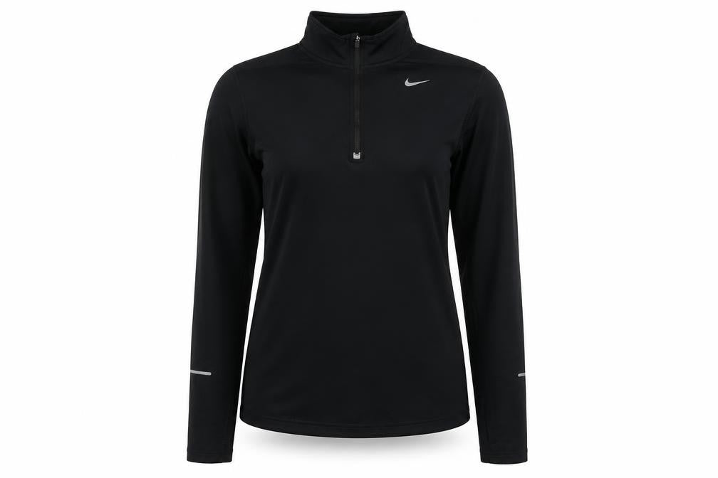 Womens UK M Athletic Nike Black Full Zip Sweatshirt
