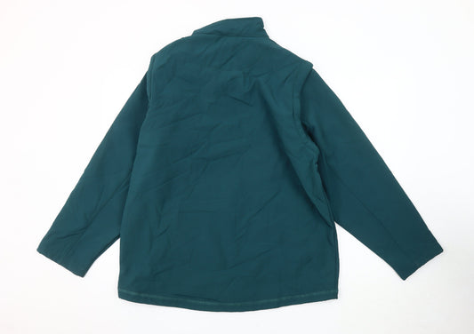 Old Salt Men's Green Soft Shell Jacket L