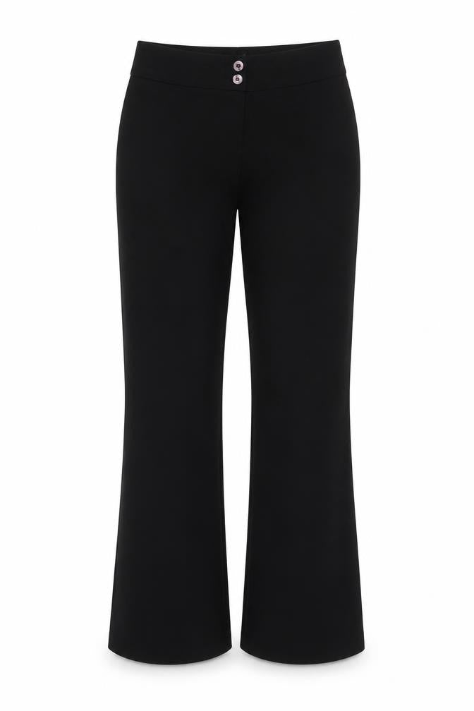 INLINE LONDON Women's Black Trousers Size 6