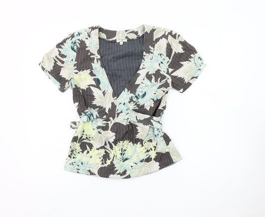Noa Noa Women's Wrap Blouse XS Multicoloured Floral