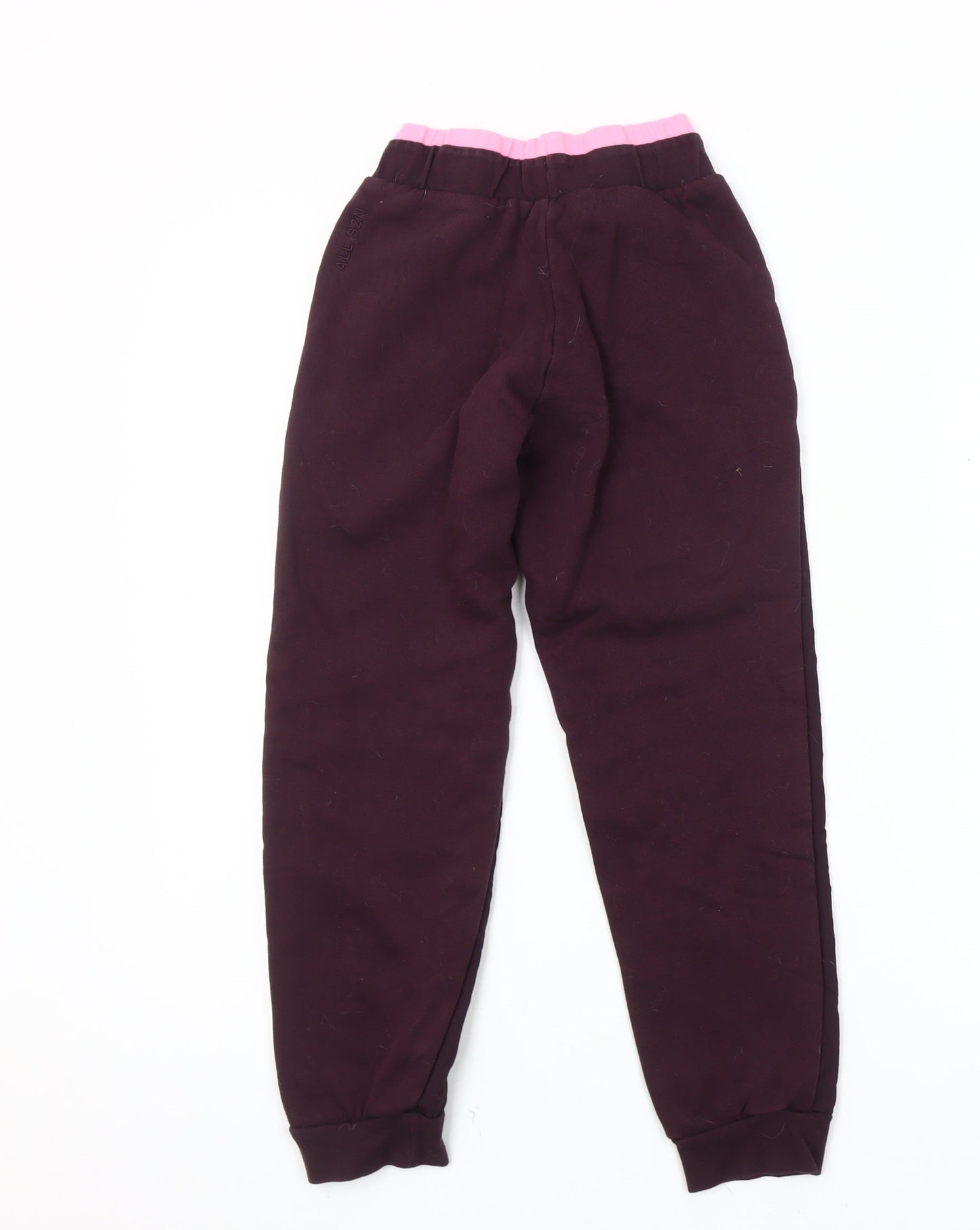 Adidas Girls Purple Jogger Trousers Size 10