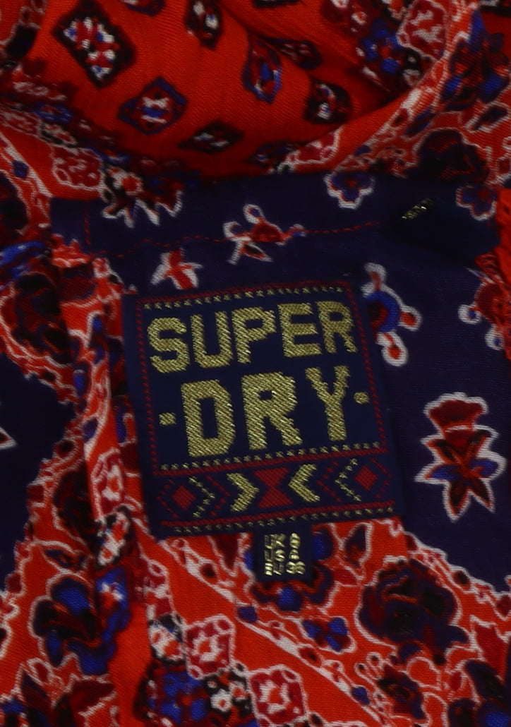 Superdry Women's Multicoloured Maxi Dress - Size 8