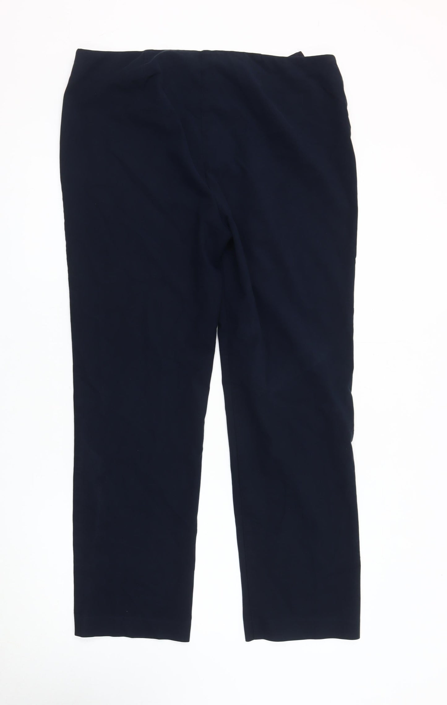 Marks and Spencer Women's Blue Ankle Trousers, Size 12