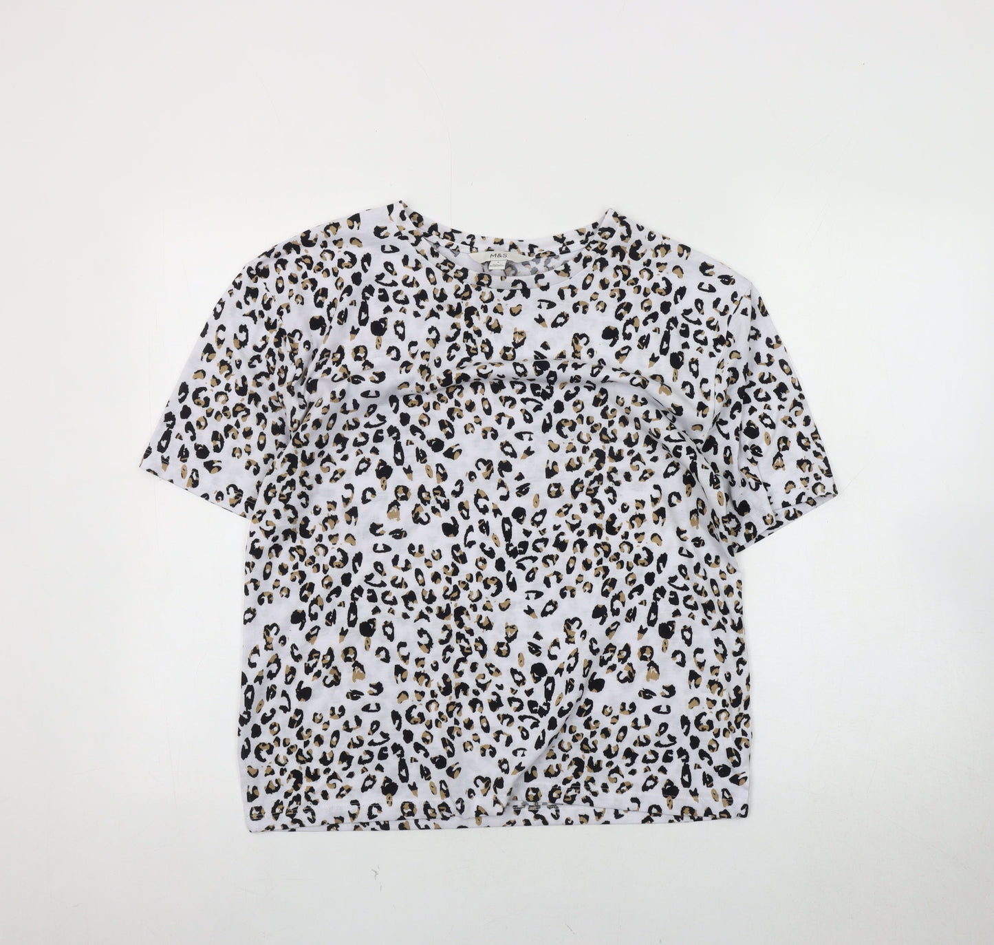 Marks and Spencer Women’s Animal Print T-Shirt, Size 8