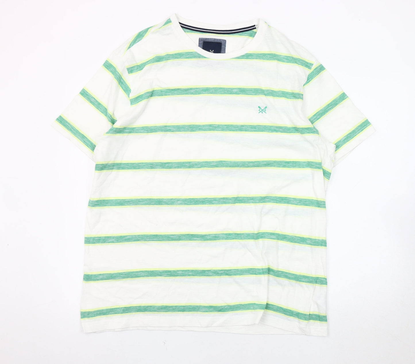 Crew Clothing Men’s Multicoloured 2XL Striped T-Shirt