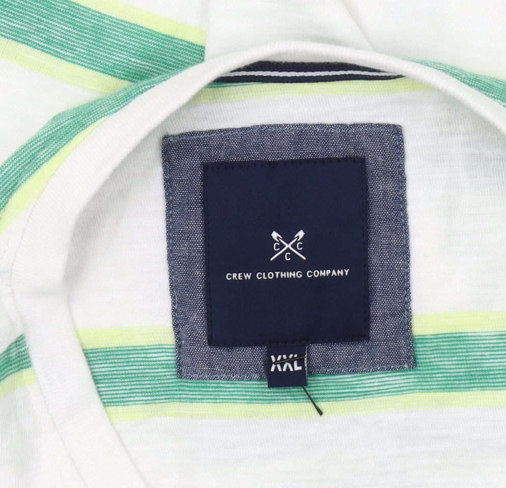 Crew Clothing Men’s Multicoloured 2XL Striped T-Shirt