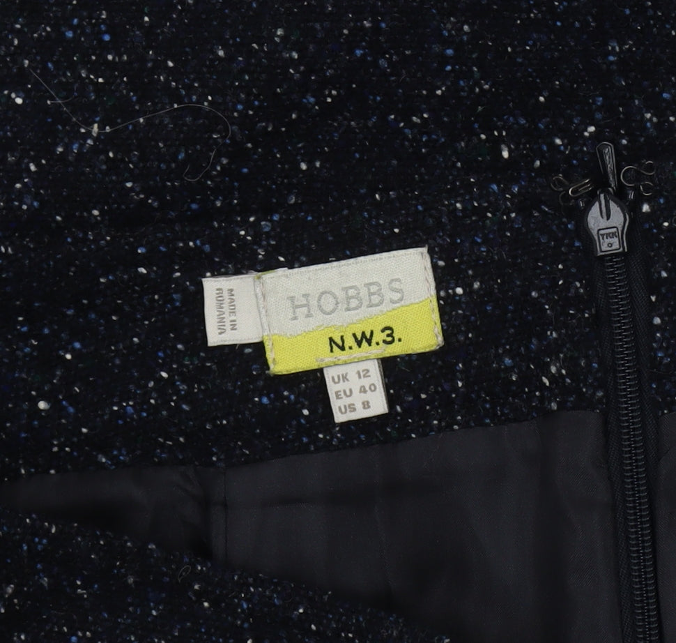 Hobbs Women's Black Knee Length Pencil Skirt Size 12