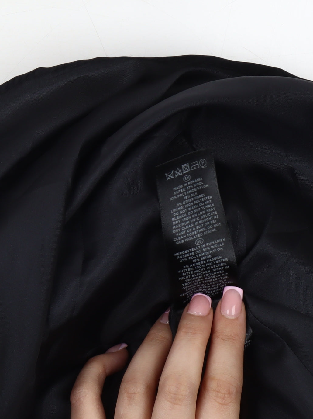 Hobbs Women's Black Knee Length Pencil Skirt Size 12